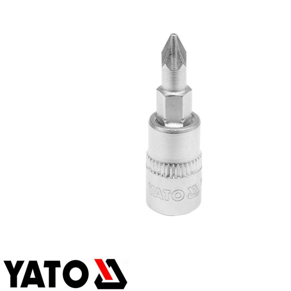 Yato YT-04417 dugókulcs PZ1  bit CrV/S2 acél 1/4" (L=37mm)