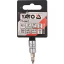 Yato YT-04417 dugókulcs PZ1  bit CrV/S2 acél 1/4" (L=37mm)