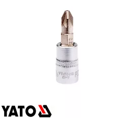   Yato YT-04418 dugókulcs PZ2  bit CrV/S2 acél 1/4" (L=37mm)