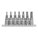 Yato YT-0461 ötkarú lyukas Torx speciális bithegy készlet 1/4" dugófejjel, 7 részes