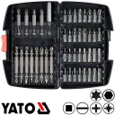 Yato YT-04620 bithegy készlet 1/4" S2 acél, 40 részes
