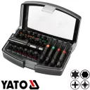 Yato YT-04621 bithegy készlet 1/4" S2 acél, 23 részes
