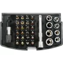 Yato YT-04623 bithegy és dugókulcs készlet 1/4", 34 részes