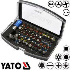   Yato YT-04624 bithegy készlet 1/4" S2 acél, 59 részes