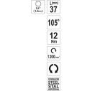 Yato YT-04632 sarokcsavarozó adapter 105°, 37mm