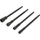 Yato YT-04642 dugókulcs bitfej készlet CrV, 150 mm, mágneses, 1/4" (4 db) - 6-13 mm