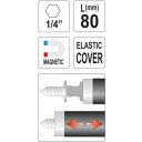 Yato YT-0467 mágneses bittartó 1/4" - 80 mm
