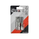 YATO YT-04686 dugókulcs adapter készlet, 1/4"-3/8"-1/2", 65 mm, 3 db-os