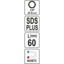 Yato YT-04690 1/4" bithegy adapter SDS Plus tokmányhoz