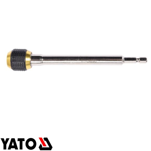 Yato YT-04695 gyorszáras bittartó és hosszabbító szár, CrV 1/4" - 150 mm