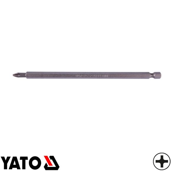 YATO YT-0486 PH behajtó bit 1/4" - PH2 x 150 mm (S2 acél)