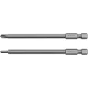 YATO YT-0493 TW behajtó bit szett 1/4" - TW0, TW1 x 100 mm (S2 acél)