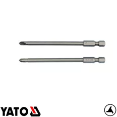   YATO YT-0496 TW behajtó bit szett 1/4" - TW1, TW3 x 100 mm (S2 acél)