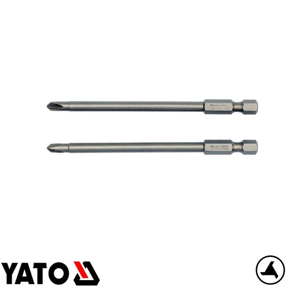 YATO YT-0496 TW behajtó bit szett 1/4" - TW1, TW3 x 100 mm (S2 acél)