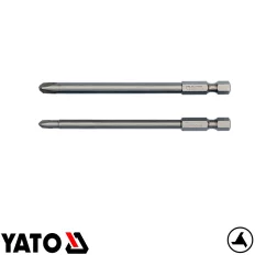   YATO YT-0497 TW behajtó bit szett 1/4" - TW2, TW4 x 100 mm (S2 acél)