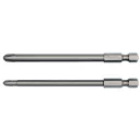 YATO YT-0497 TW behajtó bit szett 1/4" - TW2, TW4 x 100 mm (S2 acél)