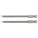 YATO YT-0498 kétágú spanner behajtó bit szett 1/4" - SD4, SD8 x 100 mm (S2 acél)