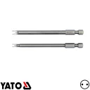 YATO YT-0499 kétágú spanner behajtó bit szett 1/4" - SD6, SD10 x 100 mm (S2 acél)