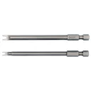 YATO YT-0499 kétágú spanner behajtó bit szett 1/4" - SD6, SD10 x 100 mm (S2 acél)