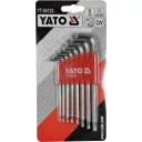 Yato YT-05123 torx kulcs készlet, gömbvégű, CrV, TX9-40 (8 részes)