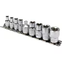 Yato YT-0520 E-torx dugókulcs készlet CrV, 9 részes, E5-E16 (1/2"-3/8")