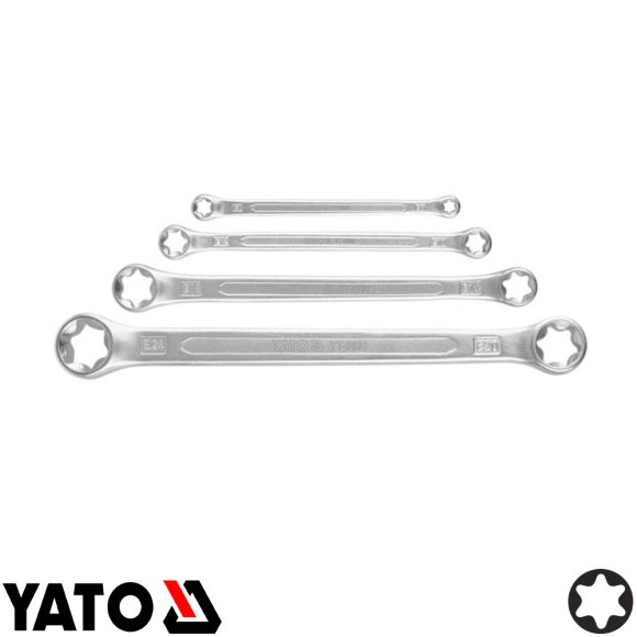 Yato YT-0530 E-torx csillagkulcs készlet CrV, E6-E24 (4 részes)