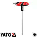 Yato YT-05585 imbusz T-kulcs (S2 acél), gömbvégű, 2.5 mm