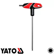 Yato YT-05585 imbusz T-kulcs (S2 acél), gömbvégű, 2.5 mm
