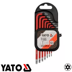   Yato YT-0562 lyukas torx kulcs készlet, S2 acél, TTA9-30 (7 részes)