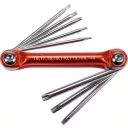 Yato YT-05640 torx és imbuszkulcs készlet (CrV.), összecsukható (3x8 részes)