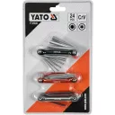 Yato YT-05640 torx és imbuszkulcs készlet (CrV.), összecsukható (3x8 részes)