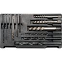 Yato YT-0591 törtcsavar kiszedő és fúró készlet, 12 részes M3-M24