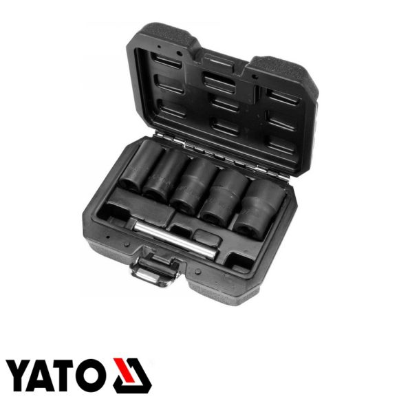 Yato YT-06032 roncsolt csavarfej leszedő készlet, 6 részes 1/2", 17-27 mm