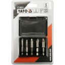 Yato YT-06035 törtcsavar kiszedő készlet, 5 részes - 1/4" bit befogású