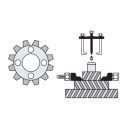 Yato YT-0641 csapágylehúzó készlet 35-150 mm (alátéttárcsa max 43 mm)