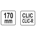 Yato YT-06475 tömlőbilincs fogó - 170 mm (CLIC, CLIC-R)