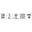 Yato YT-0650 vízcsőbilincs fogó 230 mm