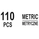 Yato YT-06888 zsírzógomb készlet - 110 db