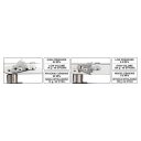 Yato YT-07041 erősített karos zsírzó, kétfokozatú 500 cm3 (420/700 bar)