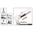 Yato YT-0704 erősített kézi zsírzó, 500 cm3 (420/700 bar)
