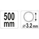 Yato YT-0710 tömlő zsírzóhoz - 500 mm