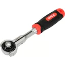 Yato YT-07200 racsnis hajtószár 1/4" CrV, 72T - forgófejes 145 mm