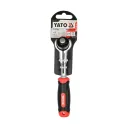 Yato YT-07200 racsnis hajtószár 1/4" CrV, 72T - forgófejes 145 mm