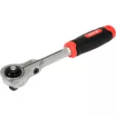 Yato YT-07202 racsnis hajtószár forgófejjel 1/2" CrV, 72T - 255 mm