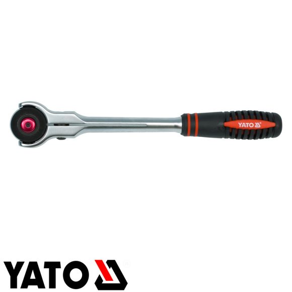 Yato YT-0722 racsnis hajtószár 1/2" CrV, 72T - forgófejes 280 mm