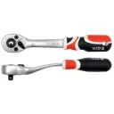 Yato YT-0730 racsnis hajtószár 1/4" CrV, 72T - hajlított 155 mm