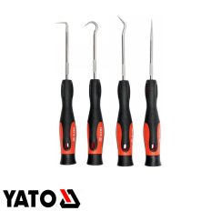   Yato YT-0843  mini ár és kampó készlet, 4 részes (mágneses)