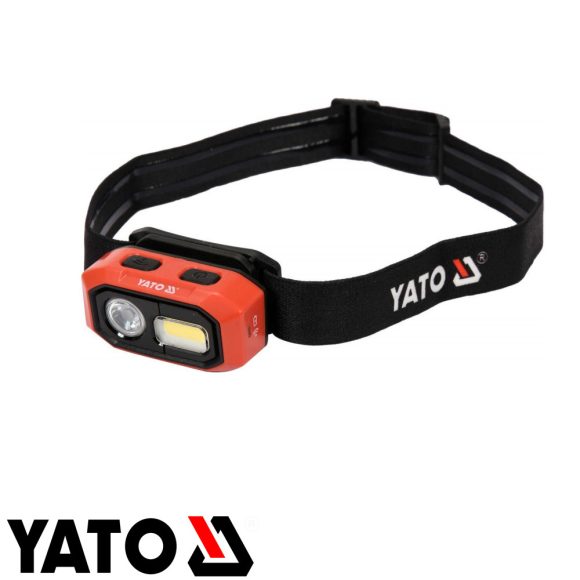 Yato YT-08592 akkus LED fejlámpa, 480 lm (3,7V - 1400mAh)