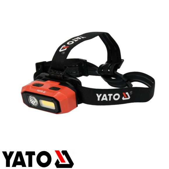 Yato YT-08594 akkus LED fejlámpa, 800 lm (3,7V - 2200mAh)