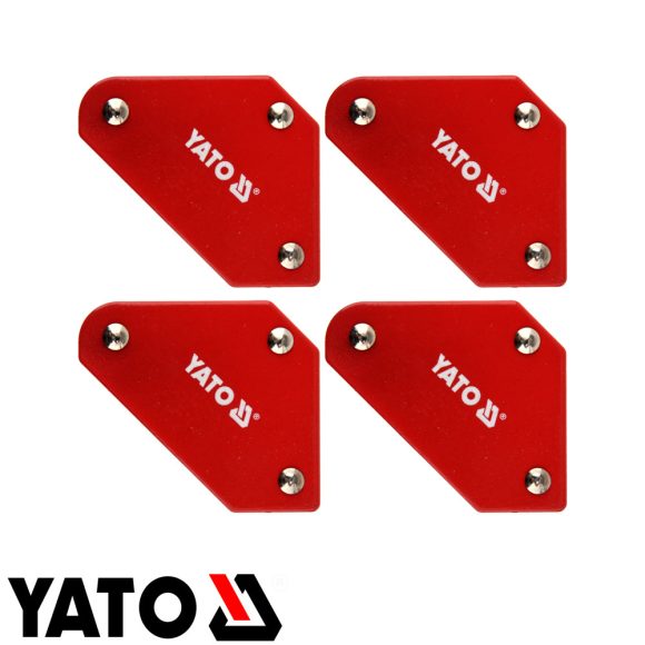 Yato YT-08677 hegesztő mágnes szett 43x72x12 mm (4,5 kg), 4 részes